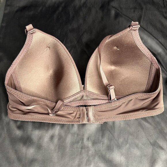 Angelina Chocolate Bra Adjustable Straps Convertible Removable Straps Wireless - Picture 8 of 12